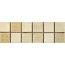 Belleza Атриум Бежевый мозаичный Бордюр 6,5x20 см, Индия, под мозаику - фото 1